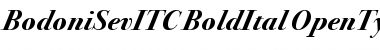 Download Bodoni Seventytwo ITC Bold Italic Font Title Preview