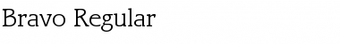 Download Bravo Regular Font Title Preview