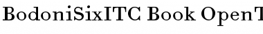 Download Bodoni Six ITC Book Font Title Preview