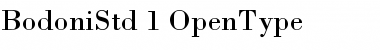 Download Bodoni Std Roman Font Title Preview