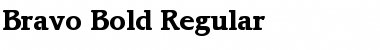 Download Bravo-Bold Regular Font Title Preview