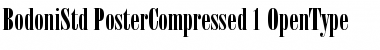 Download Bodoni Std Poster Compressed Font Title Preview