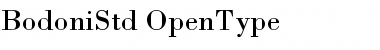 Download Bodoni Std Roman Font Title Preview