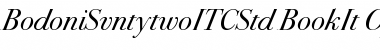 Download Bodoni Svntytwo ITC Std BookIt Font Title Preview
