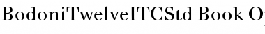 Download Bodoni Twelve ITC Std Book Font Title Preview