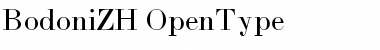 Download BodoniZH Regular Font Title Preview