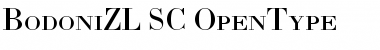 Download BodoniZL-SC Regular Font Title Preview