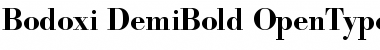 Download Bodoxi-DemiBold Regular Font Title Preview