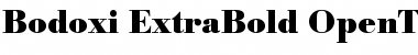 Download Bodoxi-ExtraBold Regular Font Title Preview