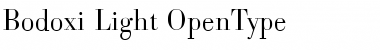 Download Bodoxi-Light Regular Font Title Preview