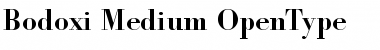 Download Bodoxi-Medium Regular Font Title Preview