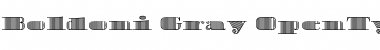 Download Boldoni Gray Font Title Preview