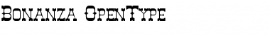 Download Bonanza Regular Font Title Preview