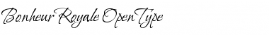 Download Bonheur Royale Regular Font Title Preview