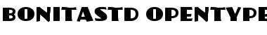 Download Bonita Std Regular Font Title Preview