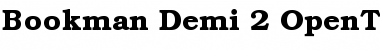 Download ITC Bookman Demi Font Title Preview