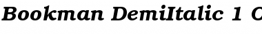 Download ITC Bookman Demi Italic Font Title Preview