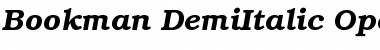 Download ITC Bookman Demi Italic Font Title Preview