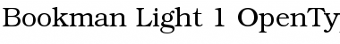 Download ITC Bookman Light Font Title Preview