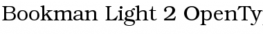 Download ITC Bookman Light Font Title Preview