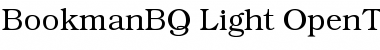 Download Bookman BQ Regular Font Title Preview
