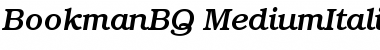 Download Bookman BQ Regular Font Title Preview