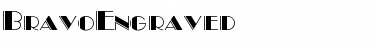 Download BravoEngraved Regular Font Title Preview