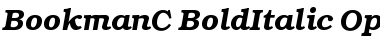 Download BookmanC Bold Italic Font Title Preview