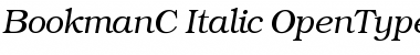 Download BookmanC Italic Font Title Preview