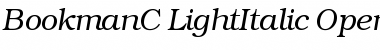 Download BookmanC Regular Font Title Preview