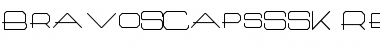Download BravoSCapsSSK Regular Font Title Preview