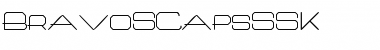 Download BravoSCapsSSK Regular Font Title Preview