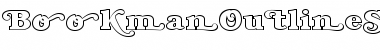 Download Bookman OutlineSwash Font Title Preview
