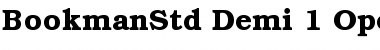 Download ITC Bookman Std Demi Font Title Preview
