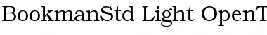 Download ITC Bookman Std Light Font Title Preview