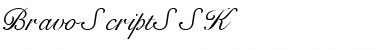Download BravoScriptSSK Regular Font Title Preview