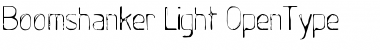 Download Boomshanker Light Font Title Preview