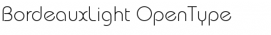 Download Bordeaux Light Font Title Preview