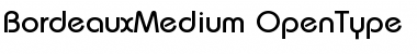 Download Bordeaux Medium Font Title Preview
