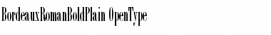 Download Bordeaux Roman Bold Plain Font Title Preview