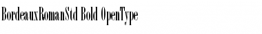 Download Bordeaux Roman Std Bold Font Title Preview