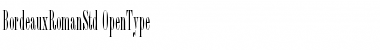 Download Bordeaux Roman Std Regular Font Title Preview