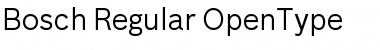 Download Bosch Regular Font Title Preview