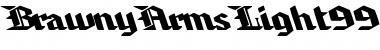 Download BrawnyArmsLight99 Bold Font Title Preview