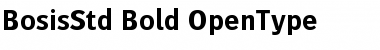 Download Bosis Std Bold Font Title Preview