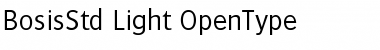 Download Bosis Std Light Font Title Preview
