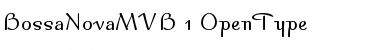 Download Bossa Nova MVB Regular Font Title Preview