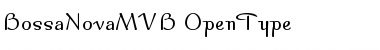 Download Bossa Nova MVB Regular Font Title Preview