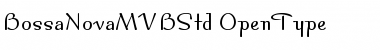 Download Bossa Nova MVB Std Regular Font Title Preview