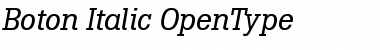 Download Boton Italic Font Title Preview
